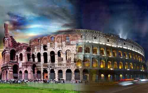 Fotografia de Dani Marin - Galeria Fotografica: Urban Sensation - Foto: Dia y noche en el Coliseum