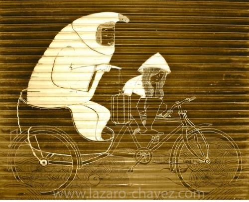 Fotografia de L�zaro Ch�vez Armenteros - Galeria Fotografica: L�zaro Ch�vez - Foto: Bicicleta asi�tica