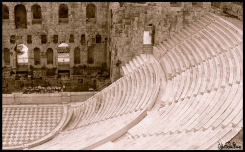 Fotografia de Alberto Ponte Reines Portfolio - Galeria Fotografica: Grecia, Italia, Egipto, etc - Foto: Teatro Atenas