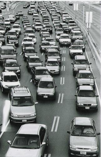 Fotografia de PAB - Galeria Fotografica: Primeros trabajos - Foto: Trafico caraqueo