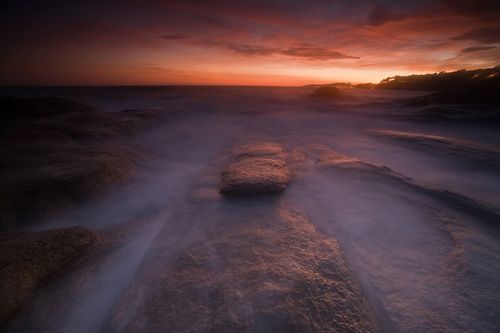Fotografia de Jordi Gallego - Galeria Fotografica: Nocturnas - Foto: Rojo atarcecer. 
