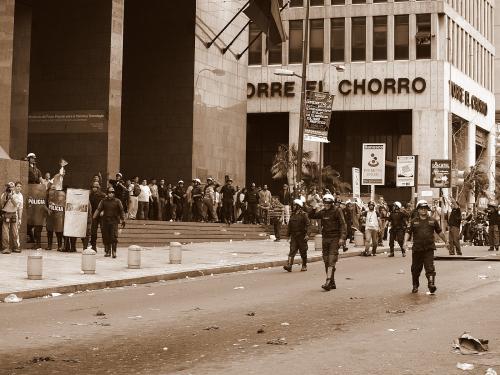 Fotografia de Fernando - Galeria Fotografica: Manifestaciones en Venezuela - Foto: Trifulca