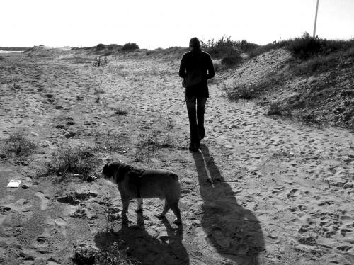 Fotografia de mar - Galeria Fotografica: B/N - Foto: paseo