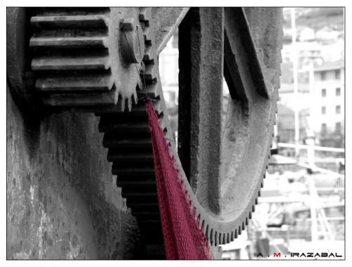 Fotografia de A . M . Irazabal - Galeria Fotografica: Puerto - Foto: Gruas