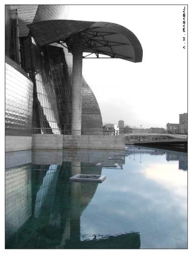 Fotografia de A . M . Irazabal - Galeria Fotografica: Museo Guggenheim Bilbao - Foto: Museo Guggenheim  2