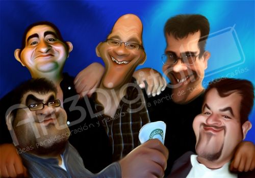 Fotografia de Art3digital - Galeria Fotografica: Caricatura digital a partir de fotografias - Foto: 