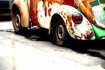 Fotografia de danielcouttolenc - Galeria Fotografica: Mxico Urbano - Foto: taxi abandonado