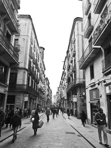 Fotografia de Santi P.A. - Galeria Fotografica: Barcelona - Foto: Calle ByN