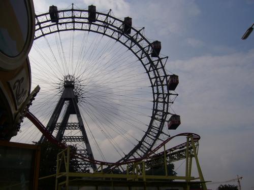 Fotografia de Pere Poch - Galeria Fotografica: Ciudades, paisaje urbano - Foto: Noria de Viena