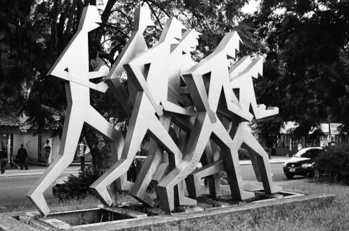 Fotografia de Jes�s Pineda - Galeria Fotografica: Principios de Blanco y Negro - Foto: corredores