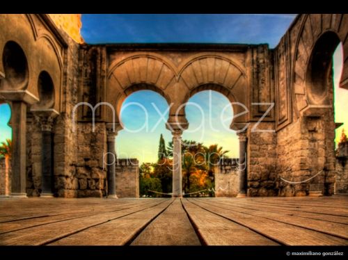 Fotografia de Maxglez Photo - Galeria Fotografica: HDR - Foto: Atardecer en Medina Azahara