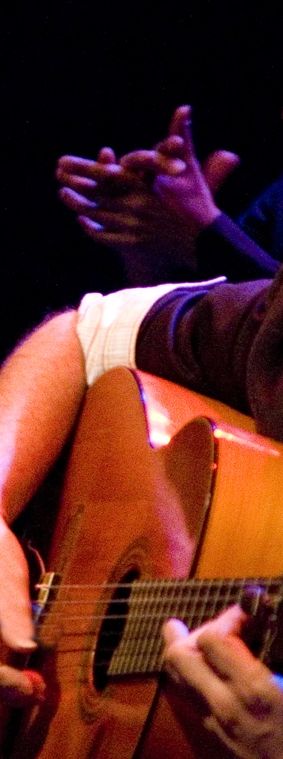Fotografia de Mika de la Cruz - Galeria Fotografica: movimiento flamenco - Foto: guitarra y palmas