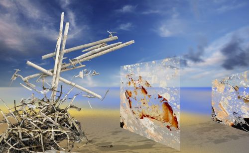 Fotografia de Albert Cuevas - Galeria Fotografica: MIKADO EN LA ARENA - Foto: 