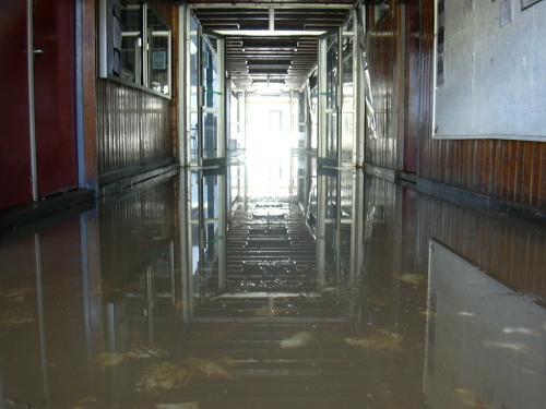 Fotografia de Psicofotografia - Galeria Fotografica: Inundaciones 2006 Concepcin - Foto: pasillos Universidad