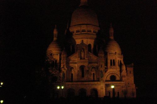 Fotografia de ninguno - Galeria Fotografica: Lumire obcure et claire - Foto: Le sacr coeur en pleine nuit