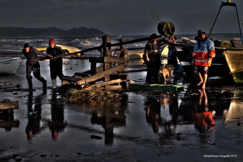 Fotografia de Alfredo Romero Fotografias - Galeria Fotografica: A la orilla del mediterraneo - Foto: Pescadores de Alquian