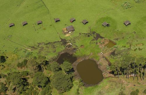 Fotografia de CAP. RICARDO GARRIDO - Galeria Fotografica: FOTO AEREA MEXICO - Foto: DE LA CD DE MEX A TOLUCA