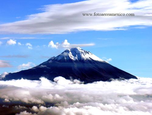 Fotografia de CAP. RICARDO GARRIDO - Galeria Fotografica: FOTO AEREA MEXICO - Foto: POPOCATEPETL