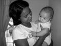Fotos de Ruth -  Foto: blanco y negro..... - Mayte y su sobrino