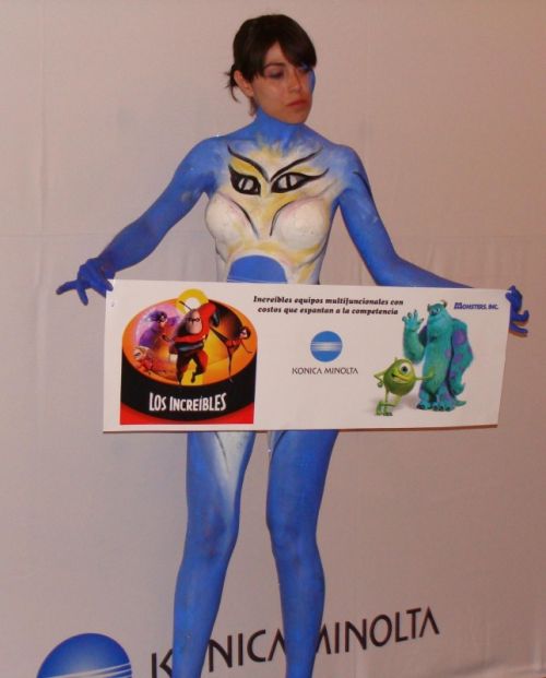 Fotografia de BodyArt Studio Guadalajara - Galeria Fotografica: bodypaint - Foto: BODY En CAMARA DE COMERCIO