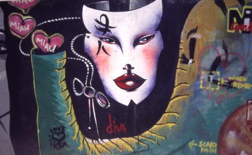 Fotografia de joaquin cabezas - Galeria Fotografica: GRAFITTIS - Foto: MASCARA DE PARED