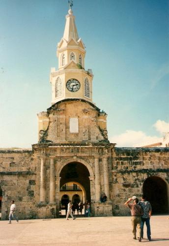 Fotografia de Javier De Len - Galeria Fotografica: De otros pases... - Foto: Puerta del Reloj, Cartagena de Indias, Colombia