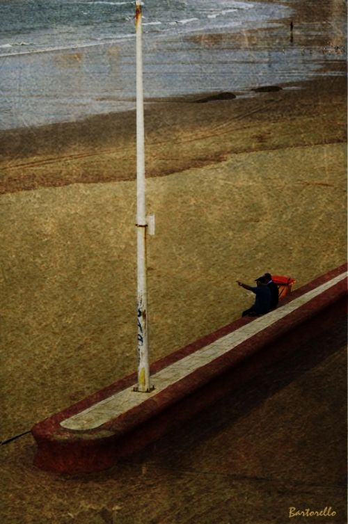 Fotografia de Bartorello - Galeria Fotografica: Playas texturadas - Foto: Charla tranquila 1