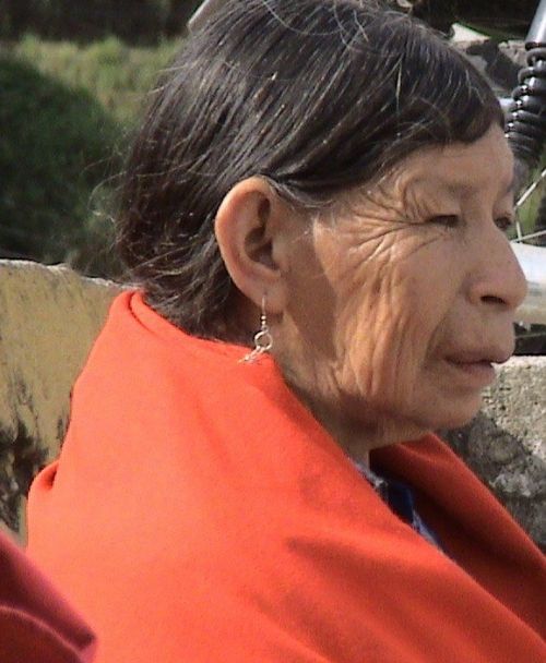 Fotografia de salvatore giovanny - Galeria Fotografica: indigenas del putumayo - Foto: ella esta sola