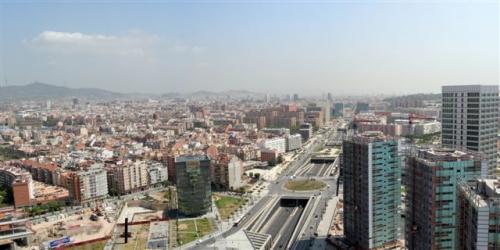 Fotografia de Oscar Lastera Sanchez - Galeria Fotografica: paseo por barcelona - Foto: Barcelona desde un rascacielos
