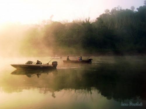 Fotografia de Ivan Pawluk - Galeria Fotografica: RIOS (PARAN) - Foto: PESCA EN LA NIEBLA