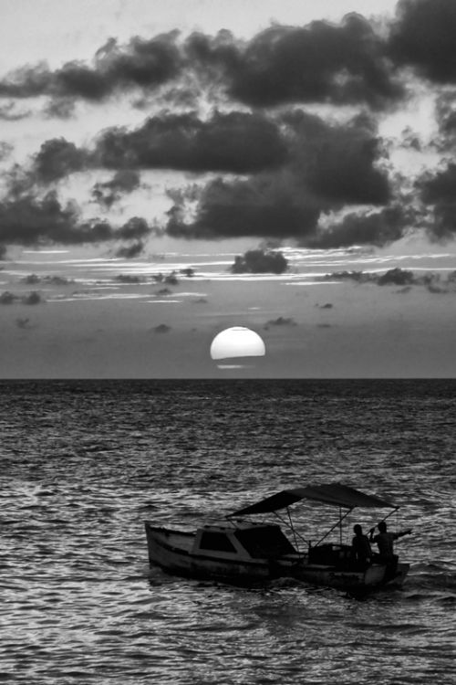 Fotografia de Inda - Galeria Fotografica: Malecn - Foto: Crepusculo de pesca