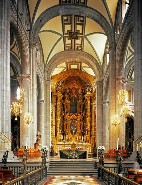 Fotografia de Alfredo Anzures - Galeria Fotografica: Arquitectura - Foto: Catedral Metropolitana Mxico D.F.
