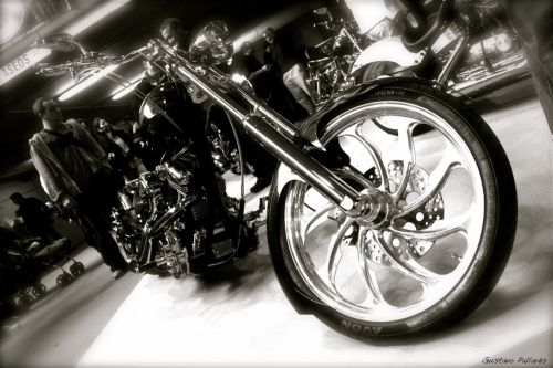 Fotografia de FOTO es HOBBY - Galeria Fotografica: Blanco y nego - Foto: Moto custom_2