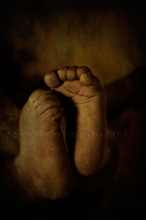 Fotografia de Alfredo Romero Fotografias - Galeria Fotografica: Texturas - Foto: Los pies de Sofia