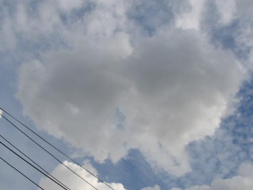 Fotos menos valoradas » Foto de GEC - Galería: Nubes - Fotografía: Nube corazon