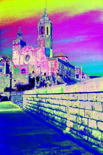 Fotografia de Juan M Guzmn - Galeria Fotografica: una mirada - Foto: iglesia de sitges