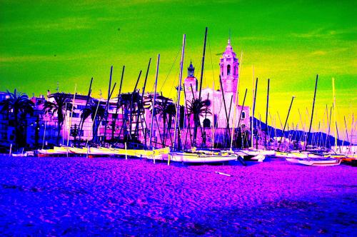 Fotografia de Juan M Guzmn - Galeria Fotografica: una mirada - Foto: barcas sitgetanas