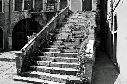 Fotografia de Jason Acero - Galeria Fotografica: Venecia B y N. - Foto: Escalera