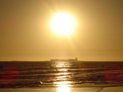 Fotografia de Guillermo Bernal - Galeria Fotografica: Luz y Senderos II - Foto: Atardecer sobre el castillo