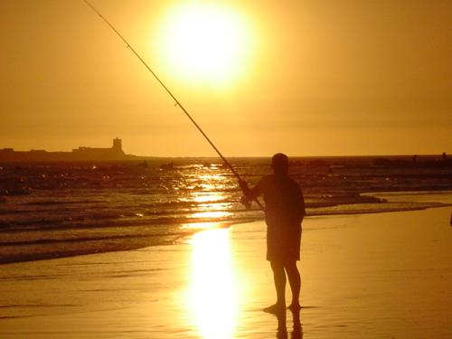 Fotografia de Guillermo Bernal - Galeria Fotografica: Luz y Senderos II - Foto: Pescando el atardecer