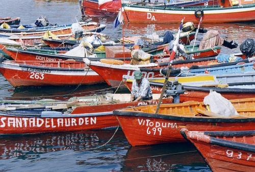 Fotografia de El holands errante - Galeria Fotografica: Portafolio - Foto: Botes pescadores Antofagasta 2005