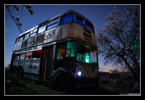 Fotografia de Estudio de fotografa Simn Aranda - Galeria Fotografica: Nocturnas - Foto: Trolebus