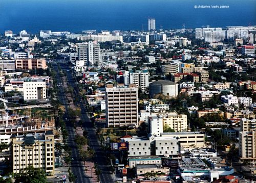 Fotografia de Pedro Guzmn - Galeria Fotografica: Paisaje rural, Finca arrocera - Foto: Vista aerea Santo Domingo