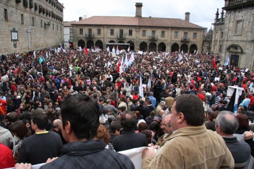 Fotografia de Riob Prada - Galeria Fotografica: Manifestacin - Foto: Praza da Quintana
