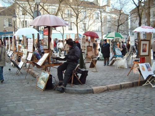 Fotografia de JP - Galeria Fotografica: Paris, belle Paris - Foto: Bienvenidos a Montmartre; el rincn del aritsta