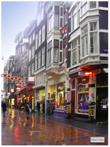 Fotografia de Alberto Ponte Reines Portfolio - Galeria Fotografica: Un viaje con Photoshop T4-Amsterdam - Foto: Calle Amterdam