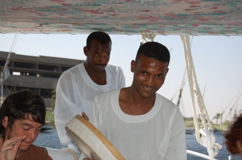 Fotografia de Enrique - Galeria Fotografica: Nubios - Foto: patron y marinero