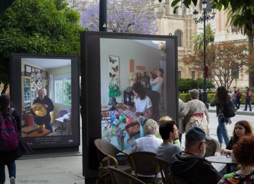 Fotografia de Claudio del Campo - Galeria Fotografica: Exposicion sobre artesanos de Sevilla - Foto: 