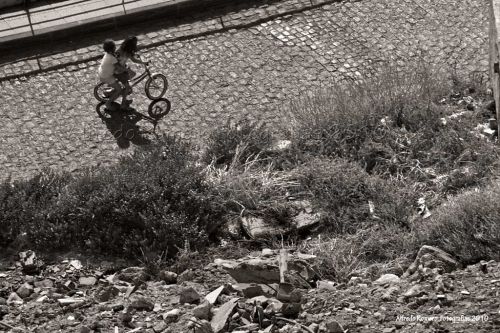 Fotografia de Alfredo Romero Fotografias - Galeria Fotografica: Desde la atalaya - Foto: Paseo en bici