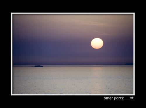 Fotografia de Omar - Galeria Fotografica: Omar nature - Foto: Atardecer en alta mar